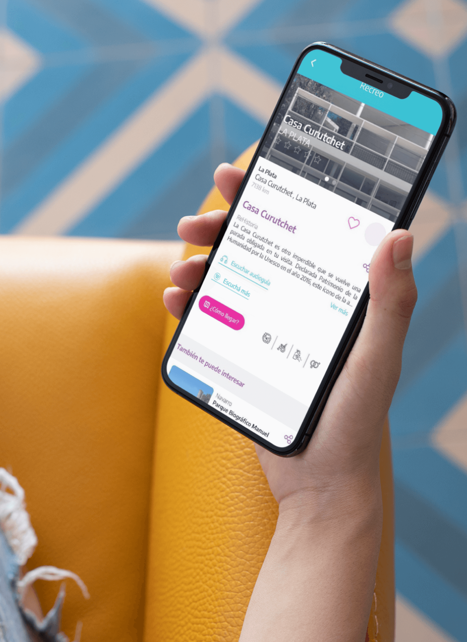 ReCreo app in mobile device image