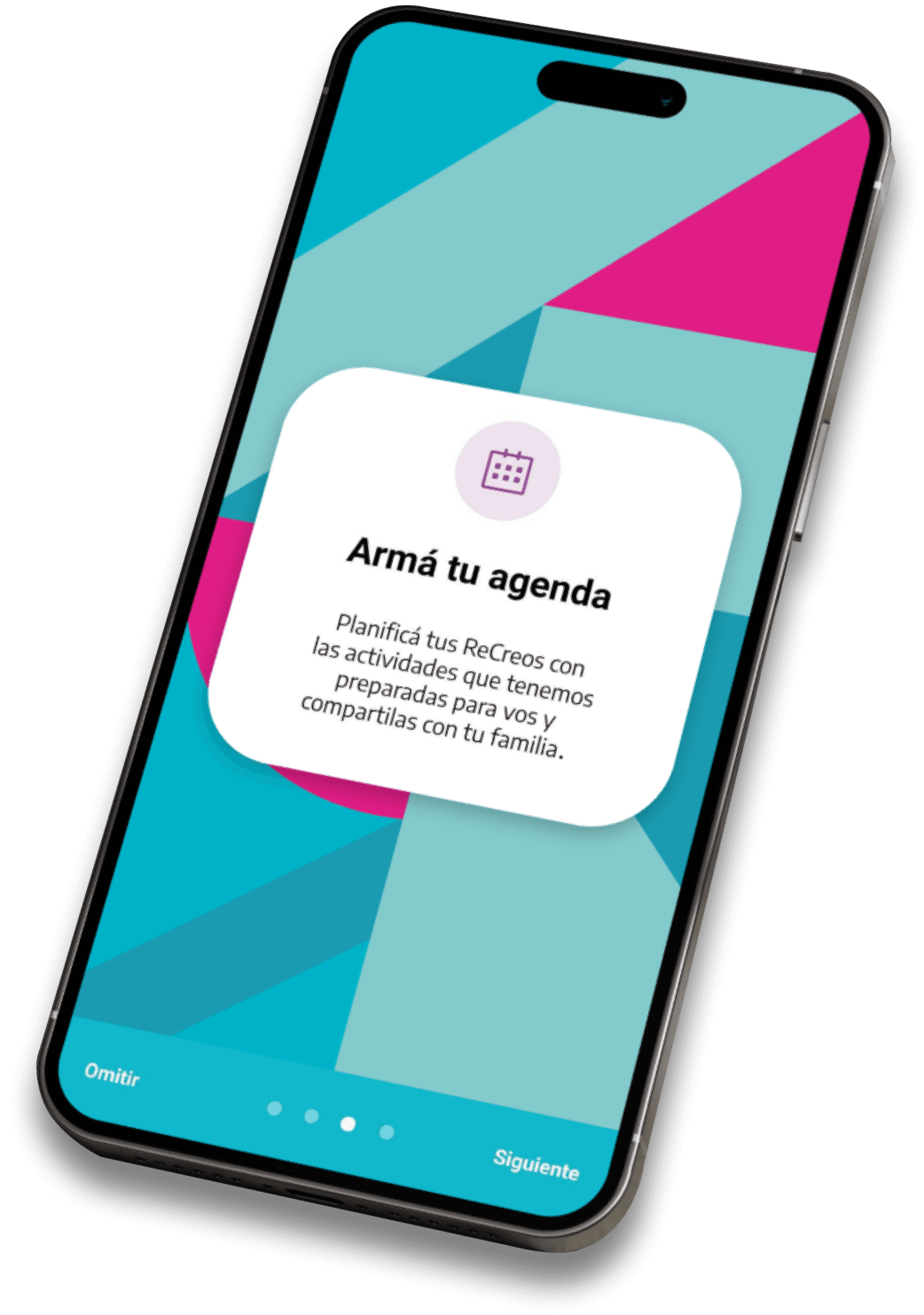 ReCreo mobile device mock up